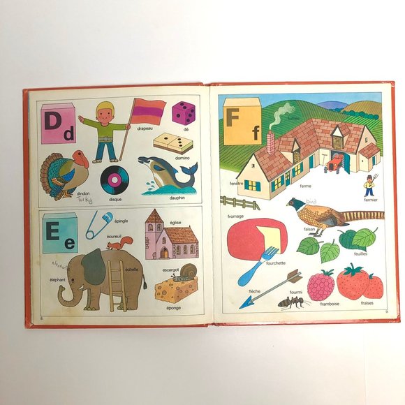 Vintage Baby Sleep Sack (Made in Greece) & Vintage French Alphabet Picture Book - Picture 8 of 9